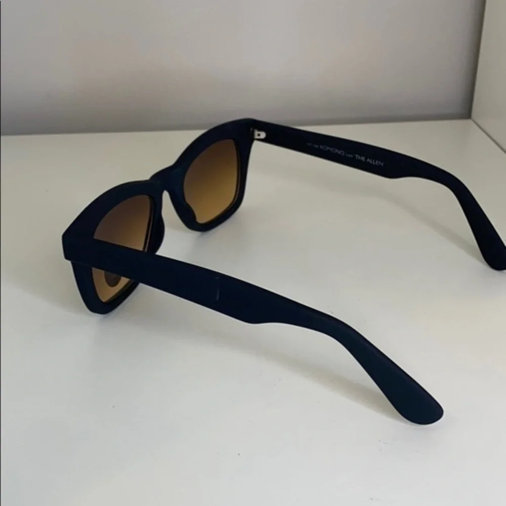 Komono New Allen Black Rubber Sunglasses